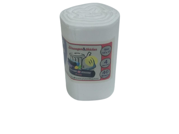 Low Density white Trash Bag 4Gallon	